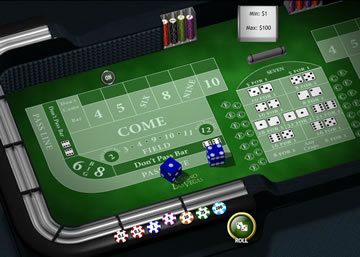 Play craps online at Casino Las Vegas