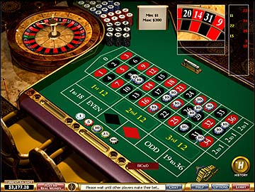 Play Roulette online at Golden Palace Casino